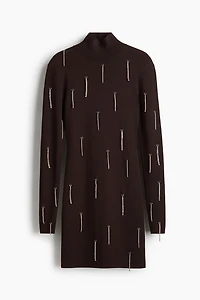 Rhinestone-Embellished Dress