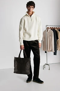Regular Fit Half-Zip Sweater
