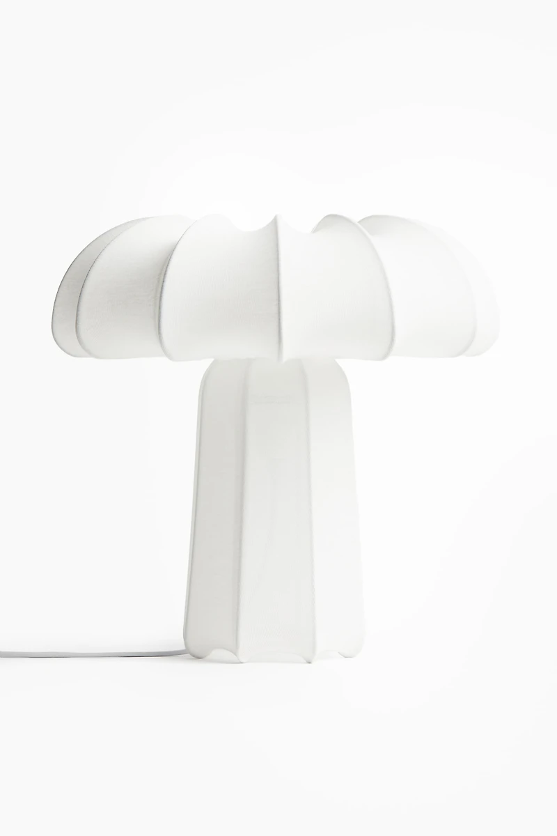 Fabric-Covered Table Lamp