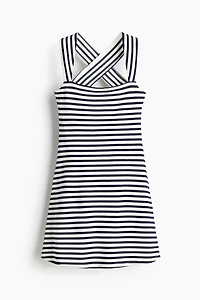 Sleeveless jersey dress