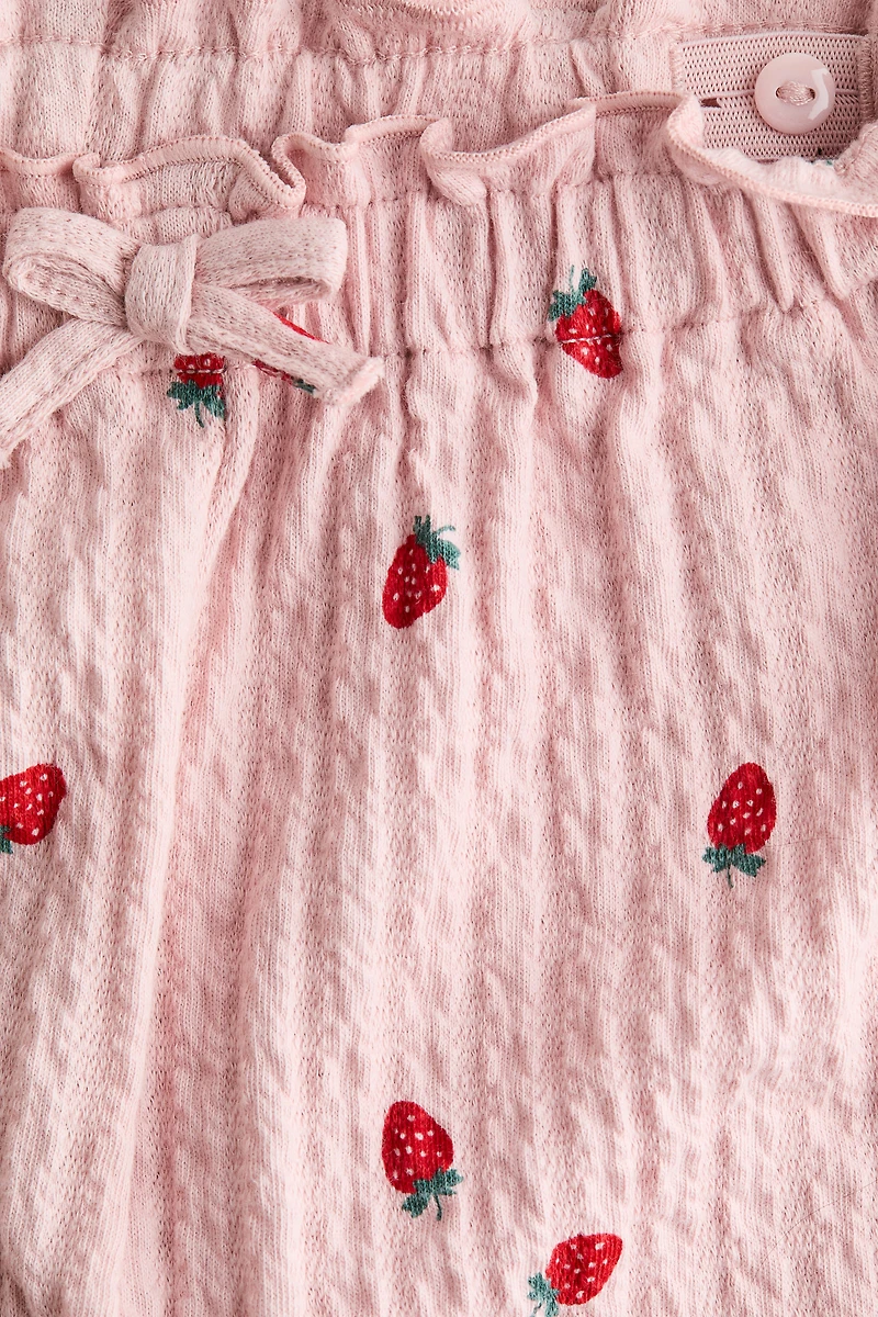 Textured Jersey Pants