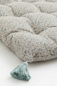 Coussin de chaise à pompons
