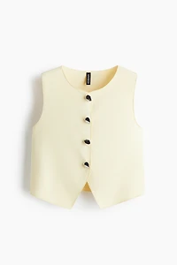 Cropped Jersey Vest