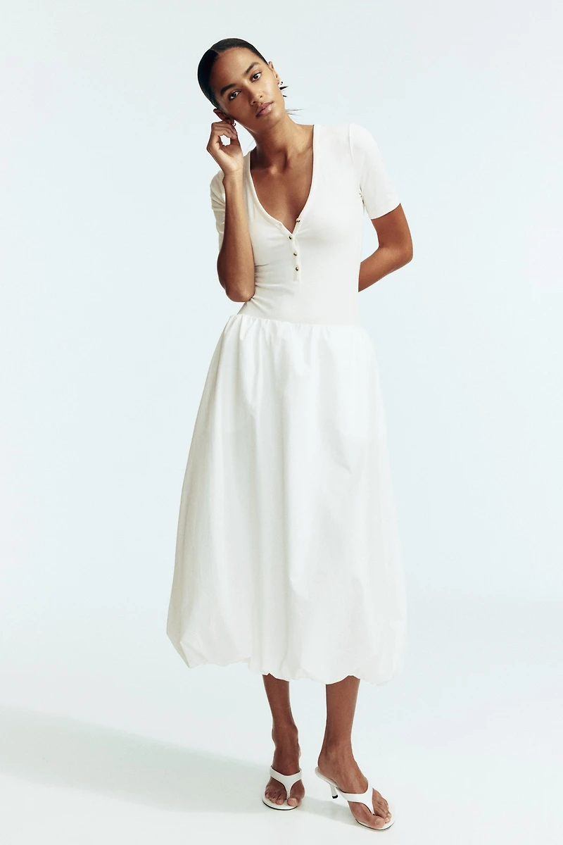 Short-Sleeved Viscose Bodysuit