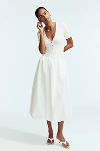 Short-Sleeved Viscose Bodysuit