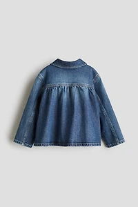 Veste trapèze en denim