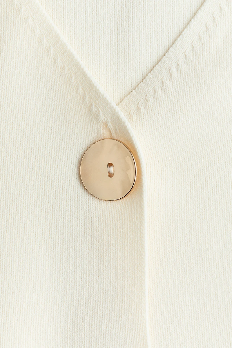 Button-Detail Cardigan