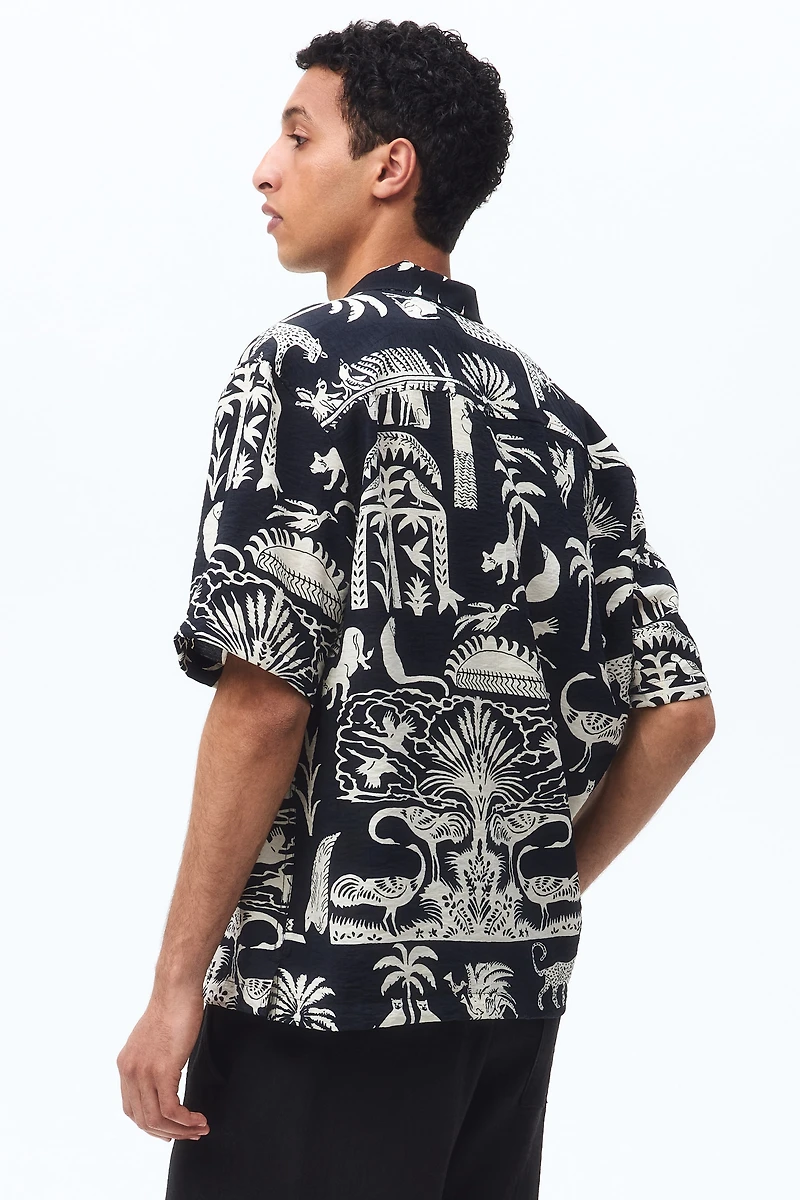 Relaxed-Fit Printed Resort Shirt