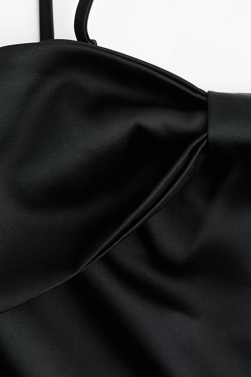 Bow-Front Bandeau Dress