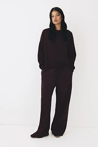 Sweatshirt with Printed Motif