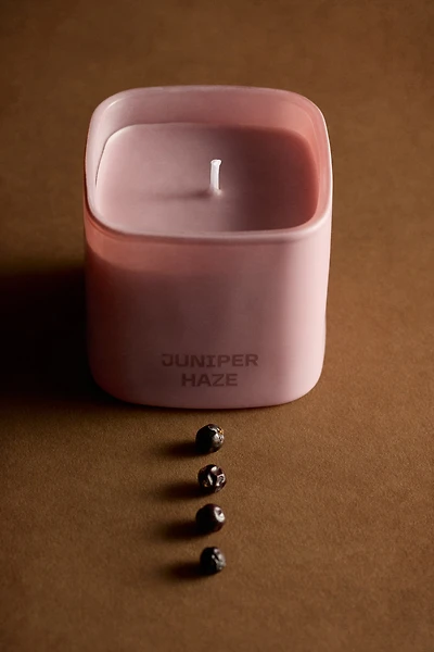 Bougie parfumée dans un pot en verre