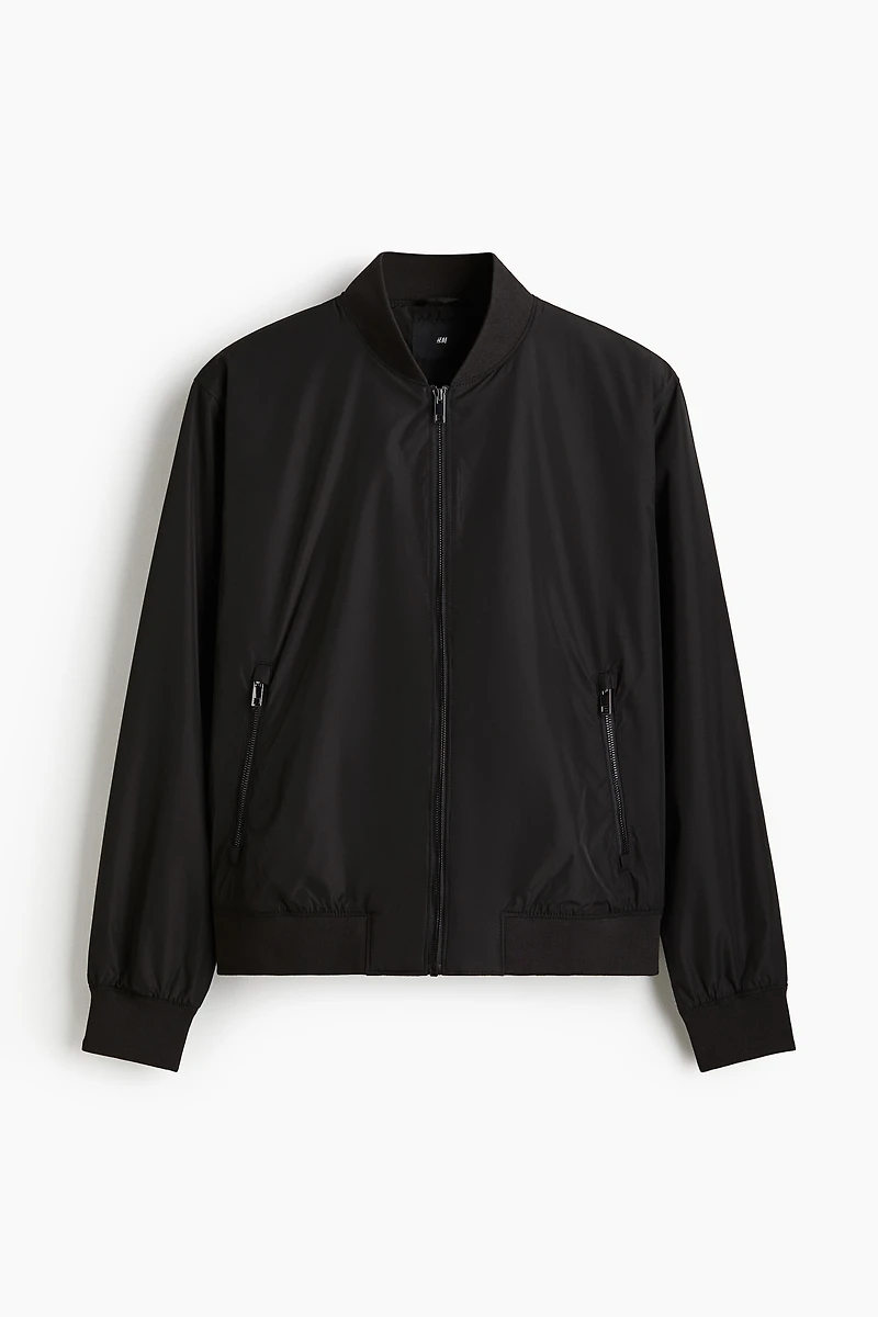 Regular-Fit Lightweight Bomber Jacket