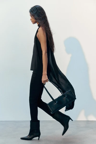 Asymmetric Halterneck Top