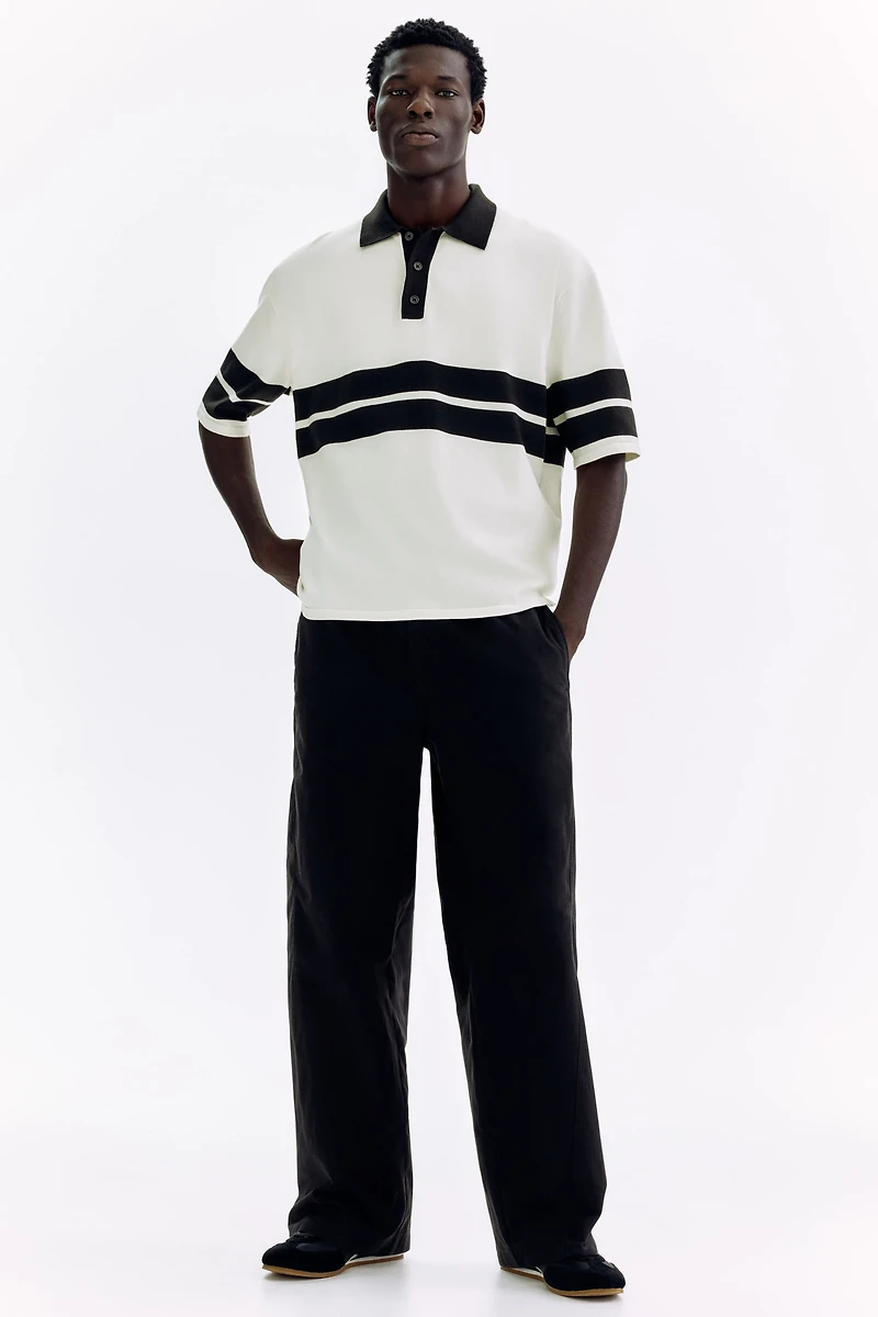 Polo ample en tricot