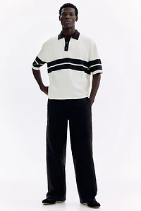 Polo ample en tricot