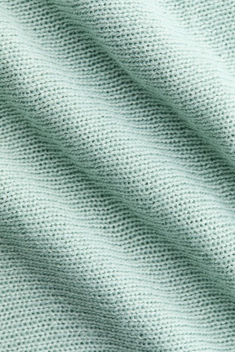 Batwing-Sleeved Knit Top