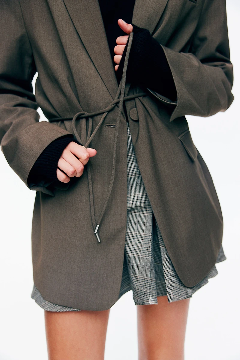 Tie-belt Jacket