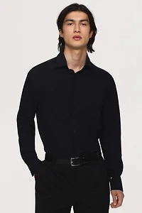 Slim-Fit Cotton Shirt