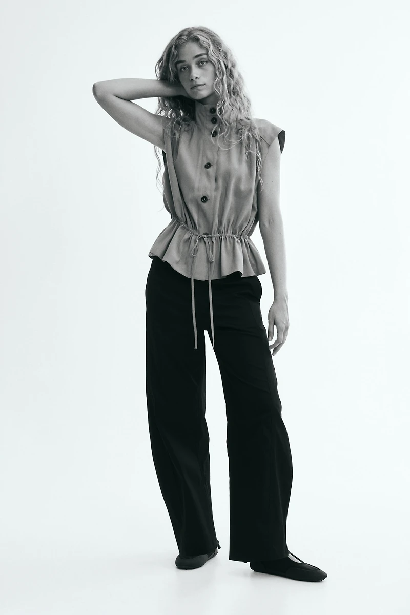 Barrel-Leg Pants