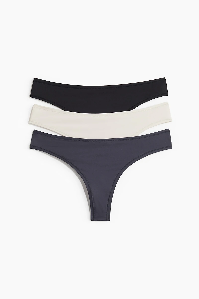 3-pack Microfiber Brazilian Briefs