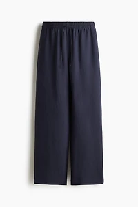Linen-Blend Pants