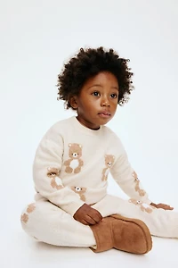 2-Piece Jacquard-Knit Set