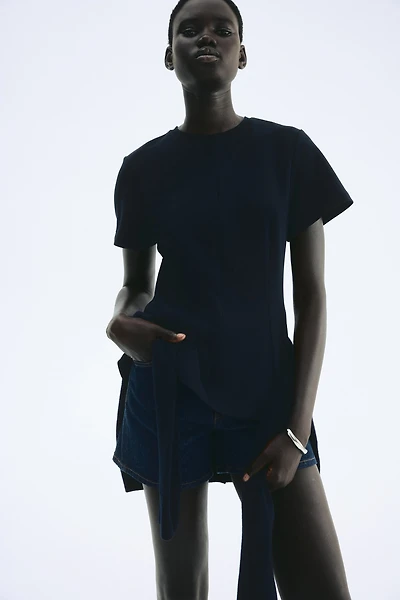 Defined-Waist Top