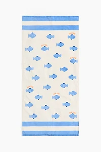 Patterned Bath Towel