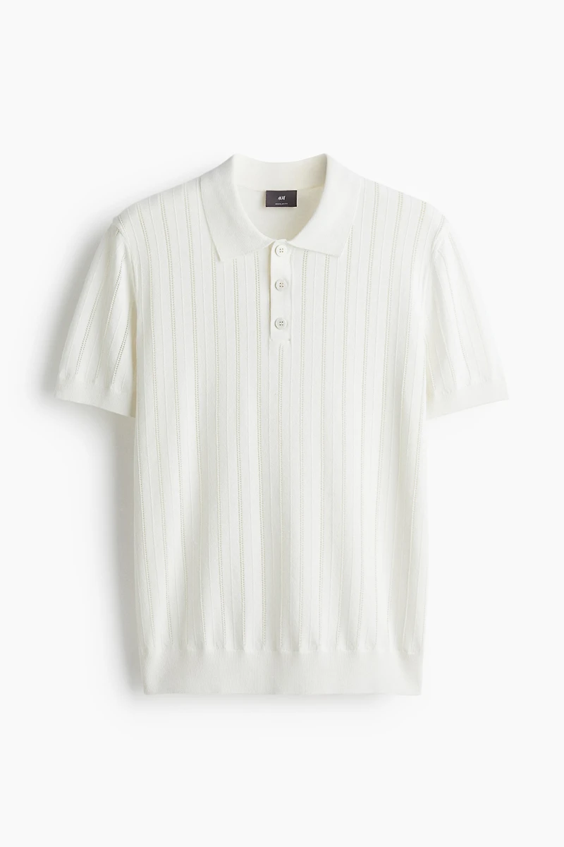 Polo texturé classique