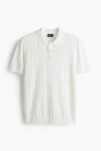 Polo texturé classique