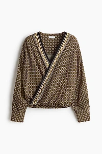 Viscose Wrap Blouse