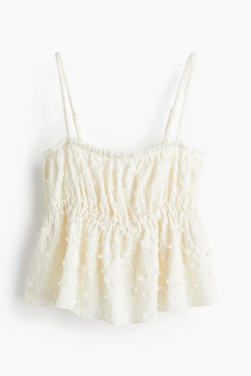 Textured Jersey Top