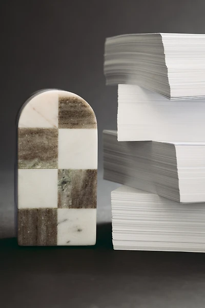 Marble Bookend