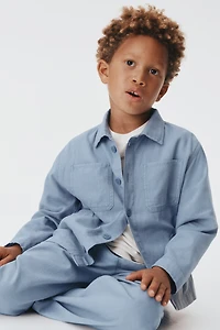 Pantalon jogging en lin mélangé