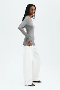 Glittery Viscose Top