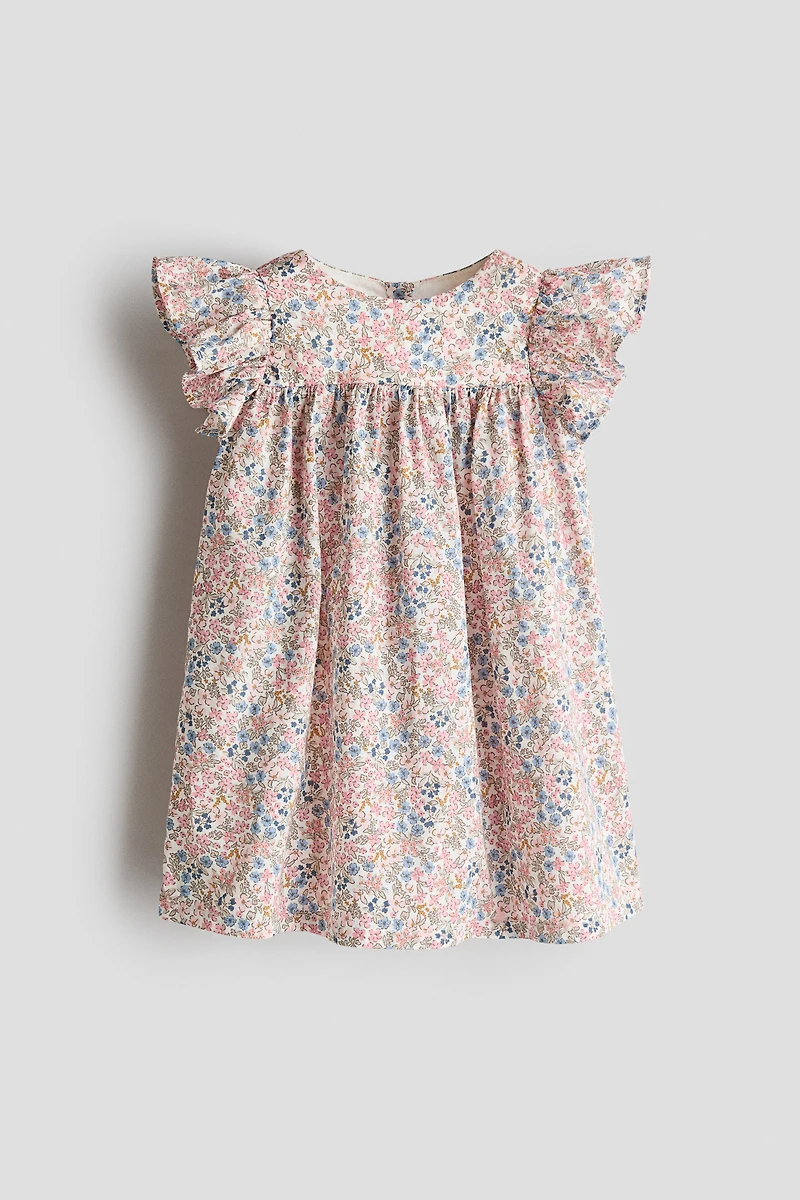 Patterned Empire-Waist Dress