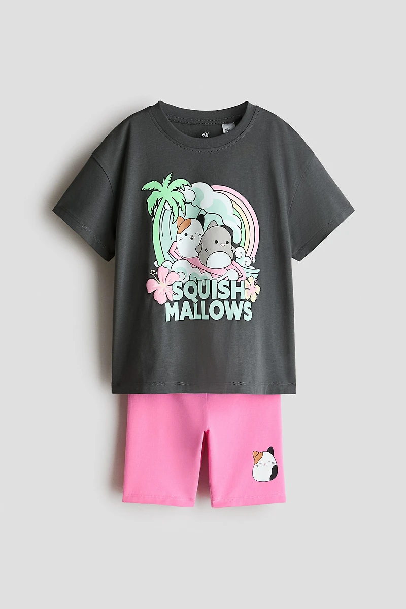 2-Piece Printed Cotton Set
