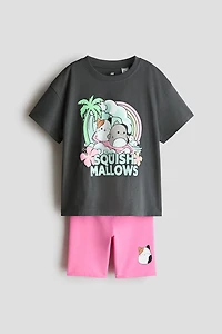 2-Piece Printed Cotton Set