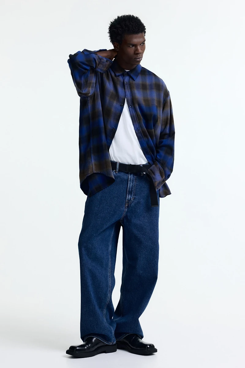 Relaxed-Fit Cotton-Blend Shirt