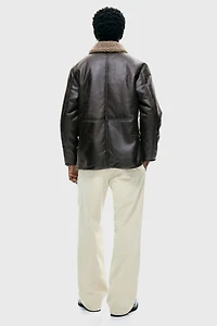 Veste en tissu enduit