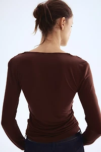 Cowl-Neck Top