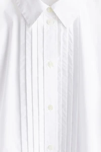 Oversized tuxedo shirt