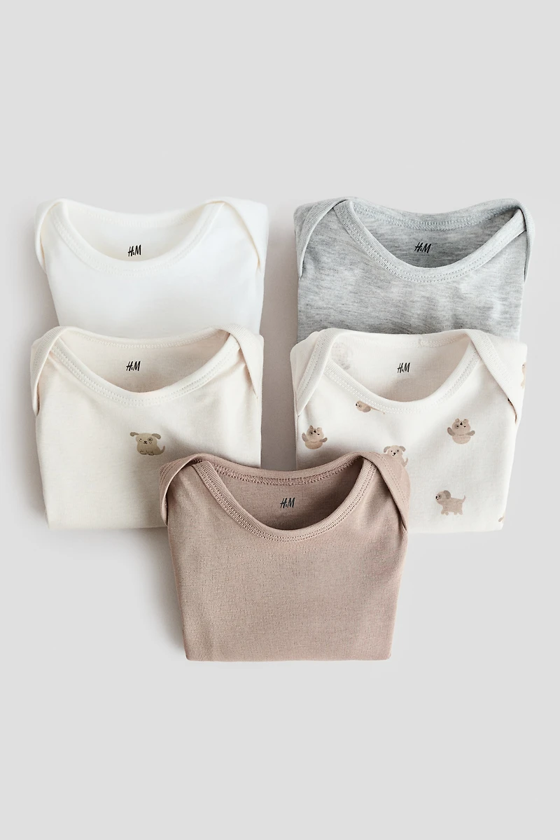 Lot de 5 maillots en coton