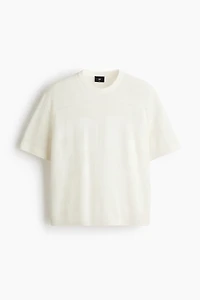 Relaxed-Fit Boxy Mesh T-Shirt