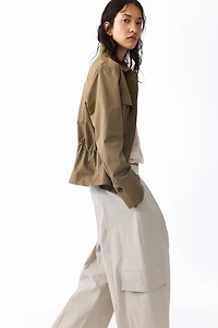 Wrap-Detail Cargo Pants
