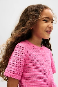 Chandail en tricot pointelle