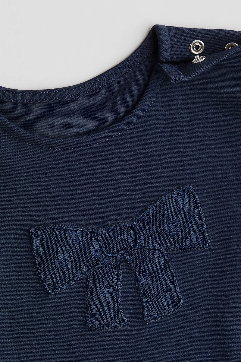 Appliquéd Cotton Top