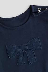 Appliquéd Cotton Top
