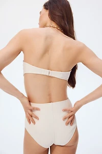 Haut de maillot balconnet coussiné