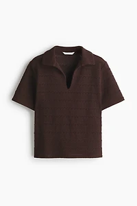 Polo d'aspect crochet